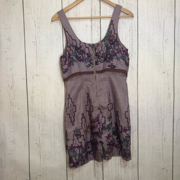 Free People lilac floral dress - Picture 3 of 7